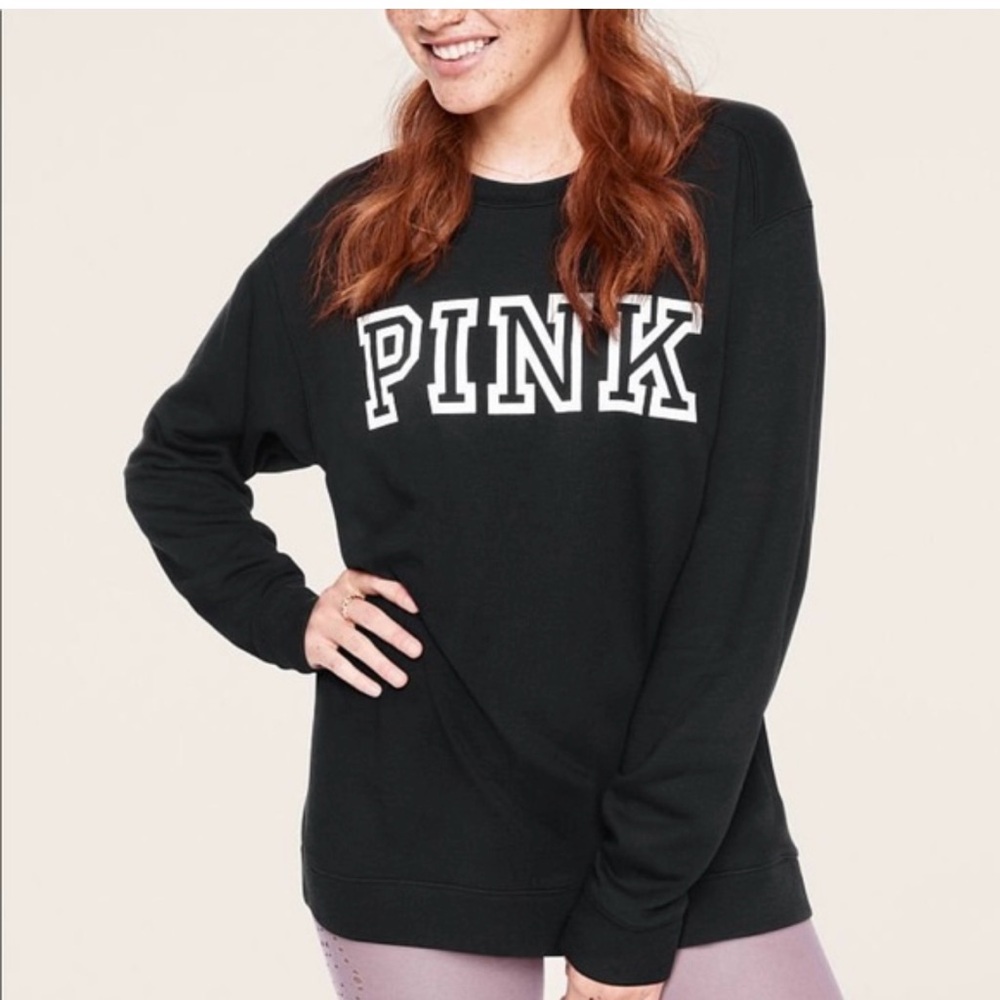 Victoria’s Secret pink women’s size medium long sleeve sweatshirt